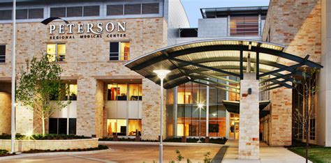 Peterson regional medical center - Get more information for Peterson Regional Medical Center in Kerrville, TX. See reviews, map, get the address, and find directions. Search MapQuest. Hotels. Food. Shopping. Coffee. Grocery. Gas. Peterson Regional Medical Center (830) 258-7240. More. Directions Advertisement. 551 Hill Country Dr S Kerrville, TX 78028 …
